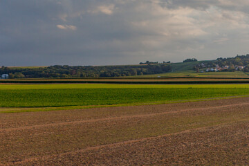 Agricultural Fields in Rural Germany