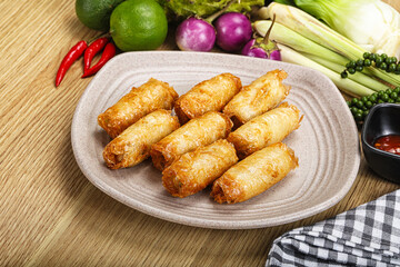 Vietnamese cuisine fried spring roll