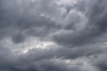 Obraz premium blue sky and white cloud background, cloudy in rainny season