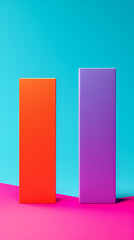 Colored bar chart