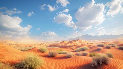 Immerse yourself in the beauty of our beautiful desert wallpapers., clean background, Photo stock style, clean background, no copyrighted logo, no letters