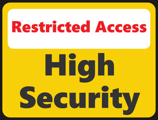 Fototapeta premium STOP Authorized Vehicles Only safety signage in vector illustration