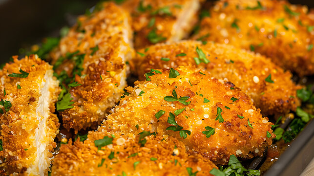 breaded goat chease cooked with an air fryer