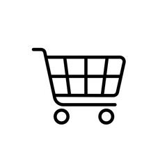 Shopping cart icon. Store symbol. Shop basket vector illustration. Supermarket sign. Buy web button.