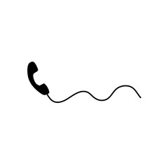 Telephone with cord 