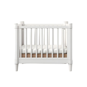 recommend clip art: Baby crib on transparent png background