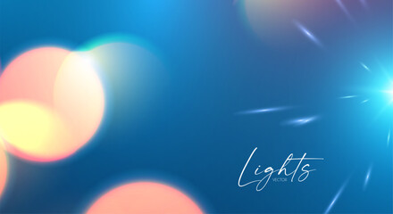 Obraz premium Bokeh and fireworks light effect. Shining holiday and party design. Blur light.