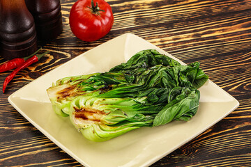 Asian grilled Pak Choy salad
