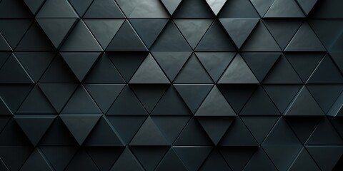 Obraz premium Abstract Dark Triangular Pattern
