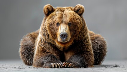 Obraz premium Portrait of a Majestic Brown Bear