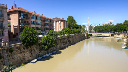 Ribera del río Segura a su paso por Murcia