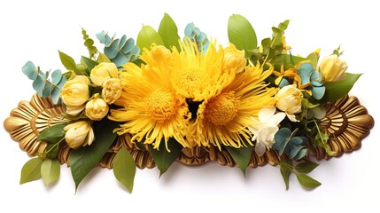 bunch of yellow flowers