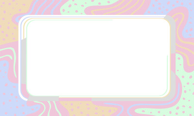 Sweet border art in baby style. Perfect for photo frames, banners, greeting cards.