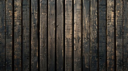 Vintage slat wall background with copy space dark and vintage tone