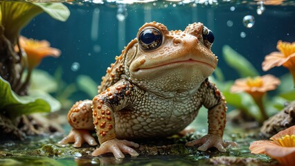 Toad in Water.