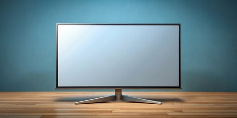 Blank TV on stand isolated on background, Television, screen, technology, entertainment, modern, display, electronic, device
