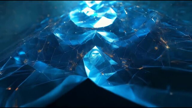 Pythagorean Theorem Bright blue to dark blue 3d background