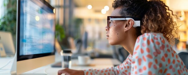 Vision-Impaired Developer Using Braille Display for Remote Collaboration