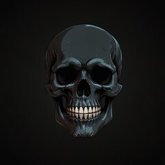 Fototapeta premium a skull with a skull on it that says the word skull