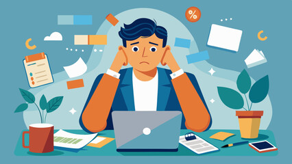 Young Man Struggling with Expense Planning, Managing Living Costs, Debts, Bills, and Personal Finances