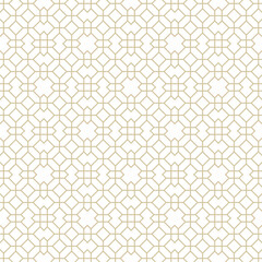 Seamless abstract geometric pattern with a modern style