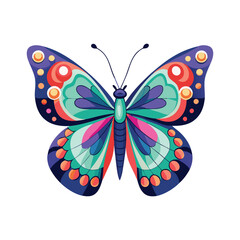 Colorful Butterfly Vector illustration Art