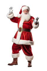 santa claus with a bag