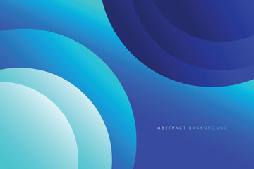 Blue abstract and geometric 3d technology background