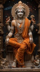 Fototapeta premium statue of lord shiva