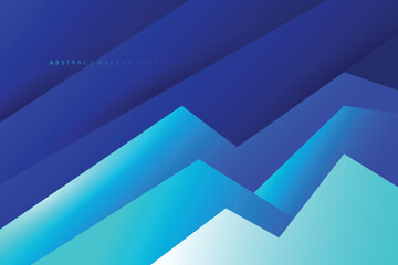 Obraz premium Blue abstract and geometric 3d technology background