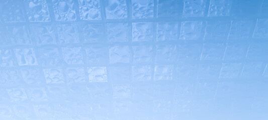 blue water background.  abstract binary code.  Simple modern fashion decorative wrapping paper pattern. Mosaic structure illustration. Net effect image with space for text.