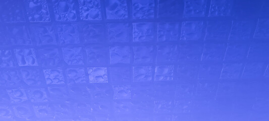 blue water background.  abstract binary code.  Simple modern fashion decorative wrapping paper pattern. Mosaic structure illustration. Net effect image with space for text.