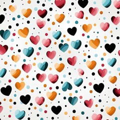 Romantic Hearts and Flowers: Valentine's Day Vector Illustration