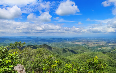 Mountain view in the northern provinces of Thailand
