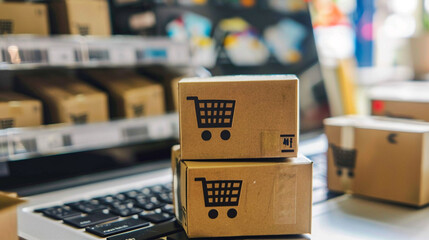 Cross-border e-commerce packages.