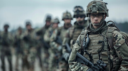 Fototapeta premium NATOs dedication to global security.