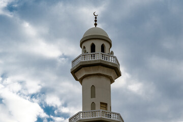 Obraz premium Minart of Masjid at sunset time Lahore City