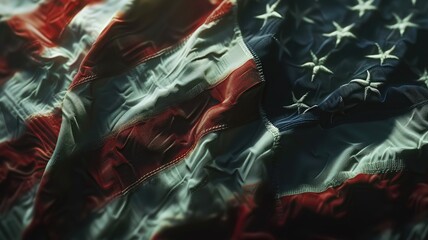 Representation of the american flag for us national loyalty day celebration.