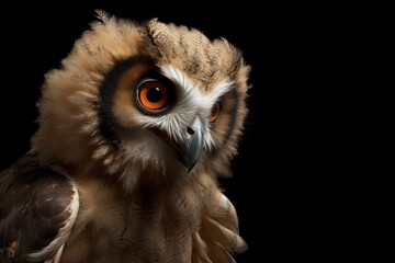 photo of a baby eagle owl