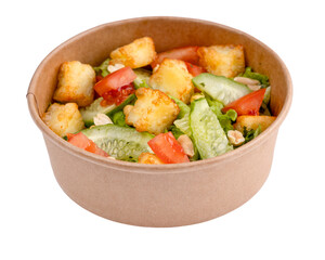 Bowl with grilled Halloumi cheese, spinach, chickpeas, tomatoes and cucumbers. Healthy eating. Vegetarian food. Diet,