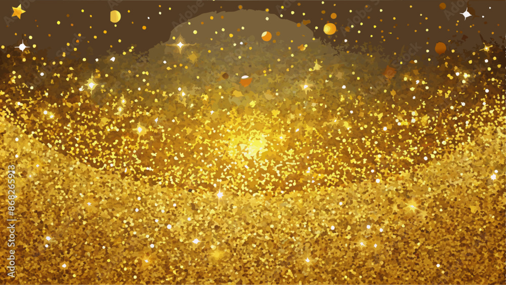 Wall mural abstract-shiny-gold-glitter-background--bright-sub (3)