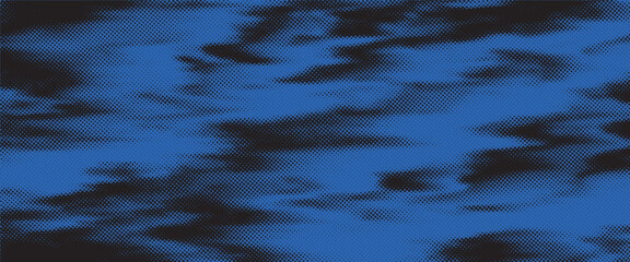 Abstract technology with blue dots pattern on gradients blue background. vector illustration