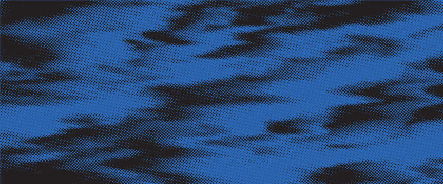 Abstract technology with blue dots pattern on gradients blue background. vector illustration