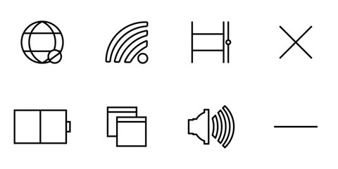 icon interface windows.eps