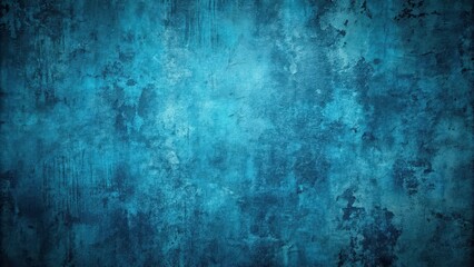 Fototapeta premium Seamless blue grunge textured vintage background with abstract dark concrete wall texture, Blue, Grunge, Texture, Vintage