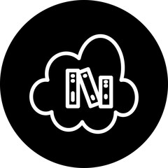 Online Library Vector Line White Circle Black