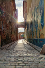 Fototapeta premium Ulica Ciasna w Toruniu