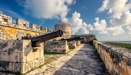 Cannon Battery on the Fortress Wall
