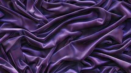 Fototapeta premium Luxurious Dark Velvet Fabric Seamless Texture with Ambient Lighting | High-Resolution Digital Illustration of Elegance and Opulence