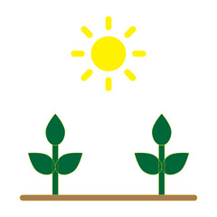 Garden Vector Flat Icon Design